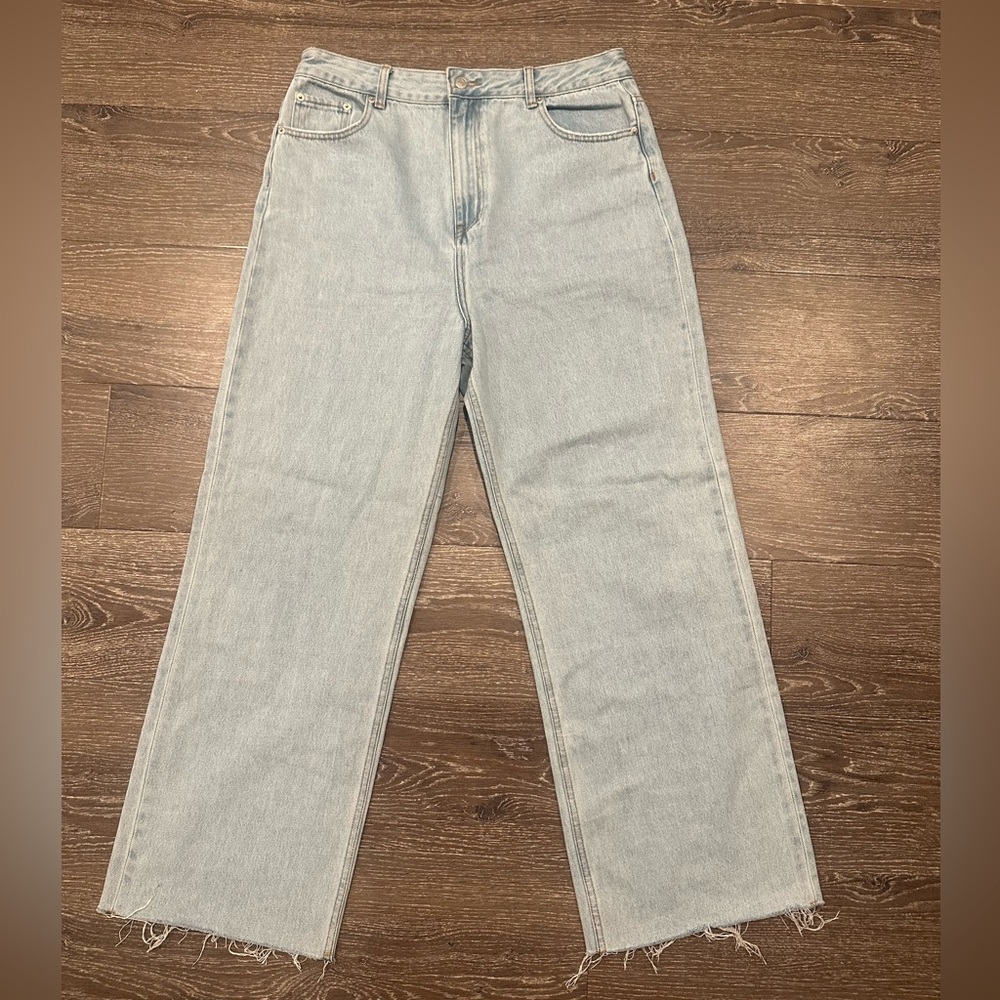 Glassons Women's Wide Leg Jeans in Light Blue